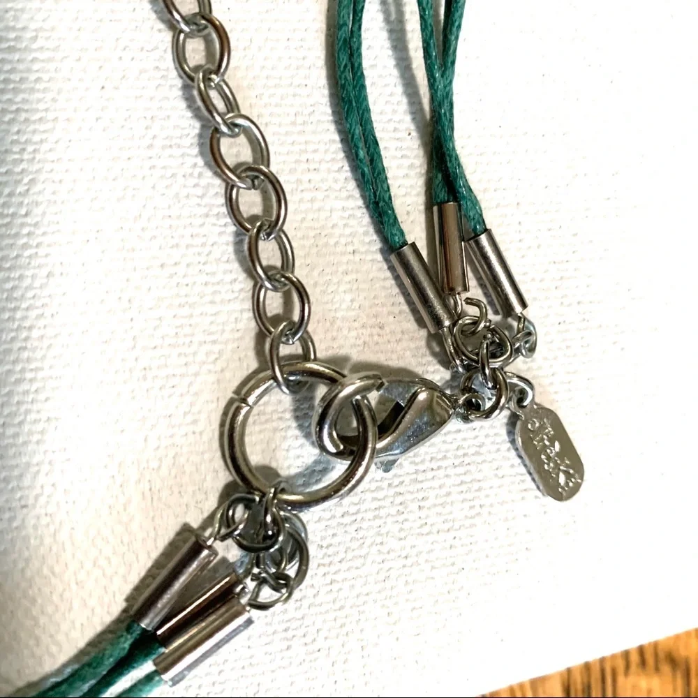 Treska  Chunky Boho Summer Blue Statement Necklace